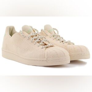 adidas x Pharrell Superstar Primeknit 'Cream' Model S42931 - W Size 8.5 NWOB